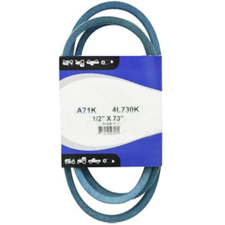 Aftermarket Kevlar Blue V-Belt (1/2" X 73") MOB40-0069